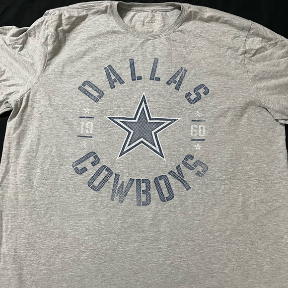 NFL Dallas Cowboys Authentic Gray Tee - Picture 1 of 2